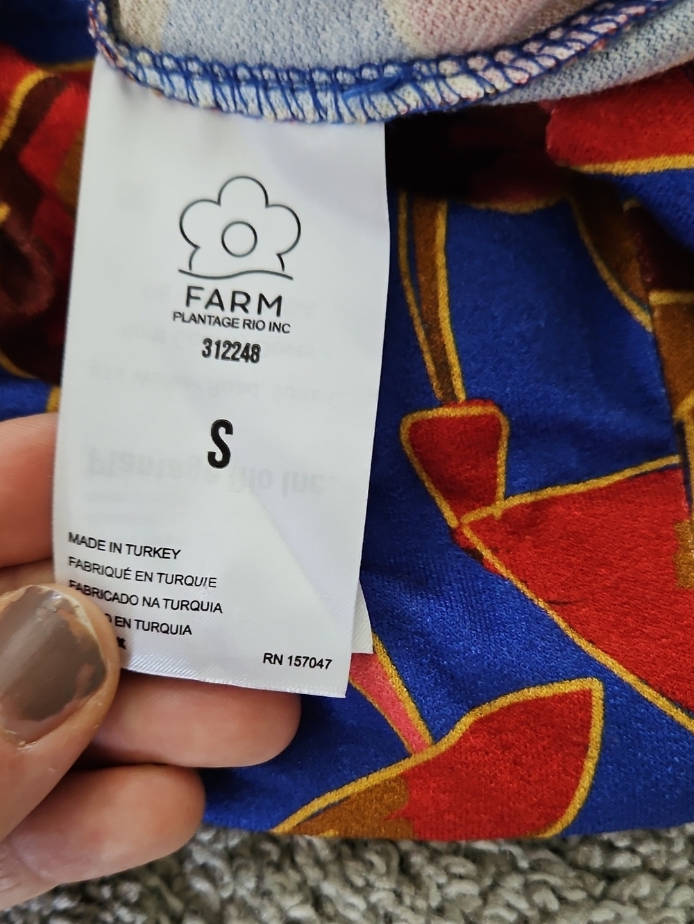 Farm Rio Maxi Dress S - Picture 4 of 10